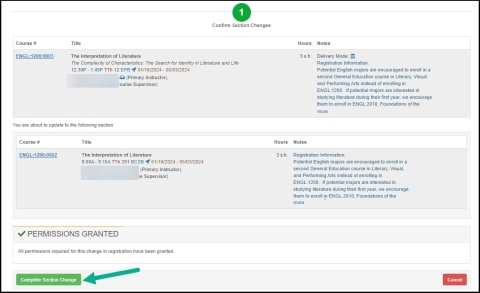 MyUI Section Change Tutorial | Office Of The Registrar