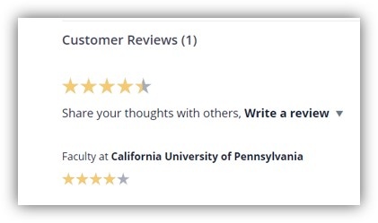 Customer reviews of the resource