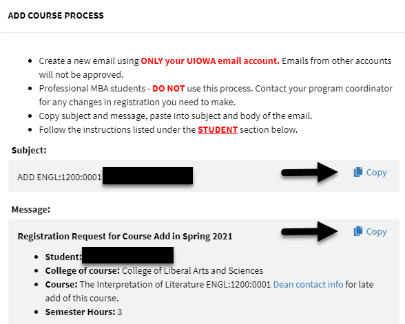 Image of Initiate Add Email creation instructions