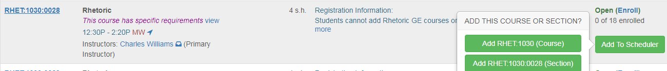 Registration Changes Office of the Registrar